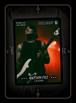 Holographic Raccoon Cvlt Card!